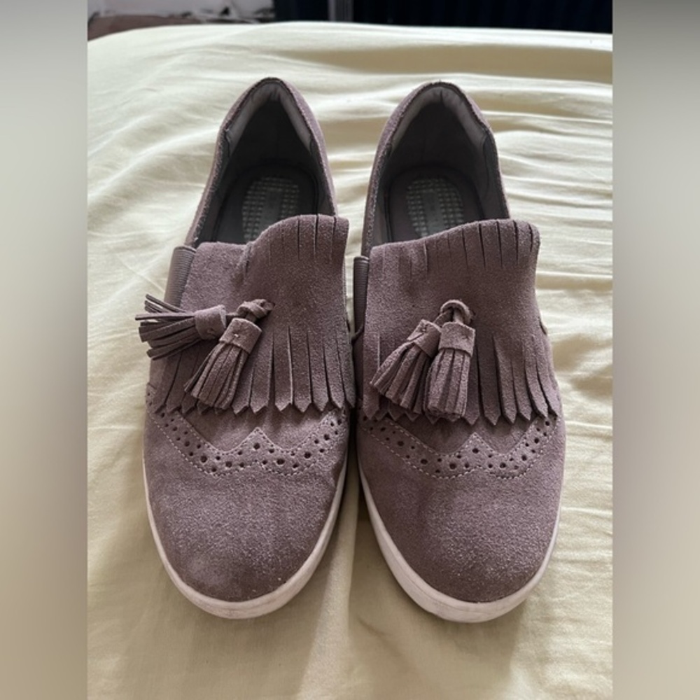 com+sens | mirania faux suede slip on loafers | size 8.5